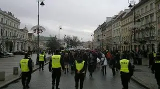 Utrudnienia na Krakowskim Przedmieściu