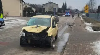 Wypadek w miejscowości Bartniki 