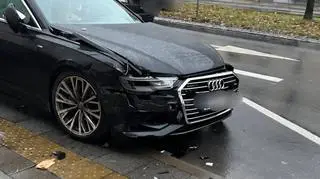 Kolizja na ulicy Leszno 