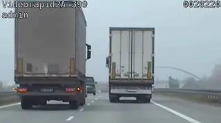 Policjanci obserwowali i kontrolowali przede wszystkim kierowców ciężarówek 