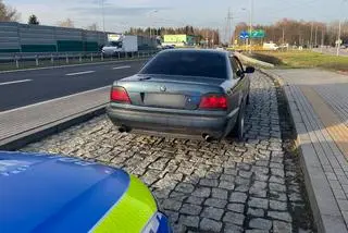 Policja zatrzymała kierowcę bmw