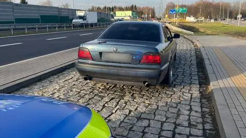 Policja zatrzymała kierowcę bmw