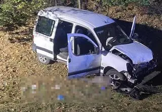 Policja: spowodował wypadek i uciekł, ofiarą był jego ojciec