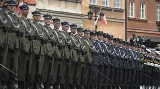 Obchody Święta Narodowego Trzeciego Maja na placu Zamkowym
