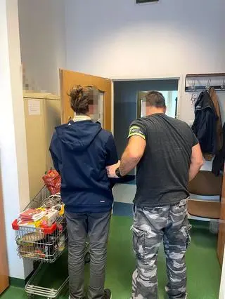 Mężczyzna został zatrzymany 