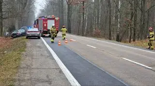 Wypadek pod Warszawą