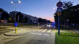 Wypadek na Broniewskiego 