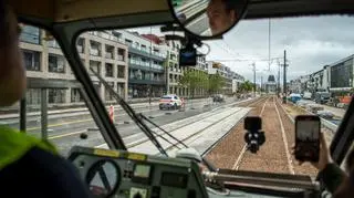 Tramwaj pomiarowy dojechał do Wilanowa