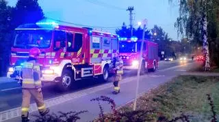 Wypadek w miejscowości Wiązowna 