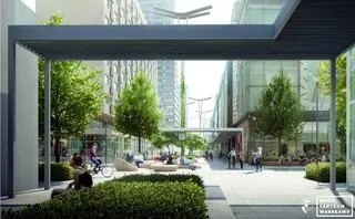 Nowe Centrum Warszawy - wizualizacja 