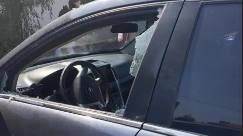 Policjant rozbił szybę, by ratować dziecko