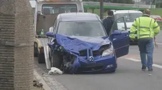 Zderzenie na ulicy Rzymowskiego 