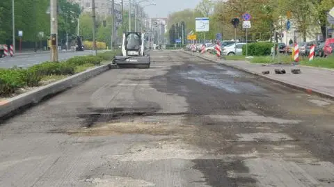 Ruszyło frezowanie na placu Wilsona i Krasińskiego