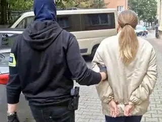 Zatrzymana kobieta 