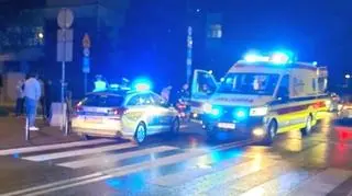 Dostawca potrącony na Woli