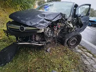 Wypadek w miejscowości Wola Łącka