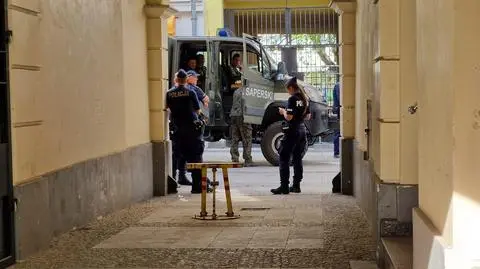 Pocisk moździerzowy znaleziony w centrum Warszawy