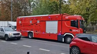 Akcja strażaków w szkole na Mokotowie 