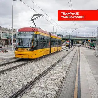 Id ronda Zgrupowania AK "Radosław" do mostu tramwaje jeżdżą po nowych torach