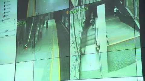 Klatka po klatce sprawdzają monitoring z metra