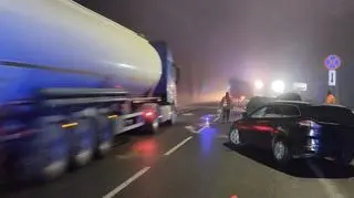 Zderzenie w miejscowości Łąck