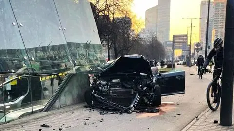 Kierowca został ukarany mandatem 