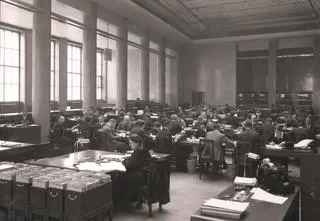 View of the eastern operating room, 1931.