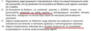 Regulamin korzystania z obiektu Skry