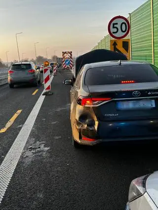 Wypadek na drodze krajowej numer 7