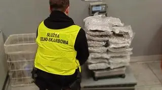 Funkcjonariusze KAS udaremnili przemyt marihuany