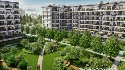 Wizualizacje osiedla na działce po Multikinie na Ursynowie