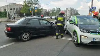 Zderzenie na Powstańców Śląskich 