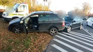 Zderzenie na ulicy Radzymińskiej 