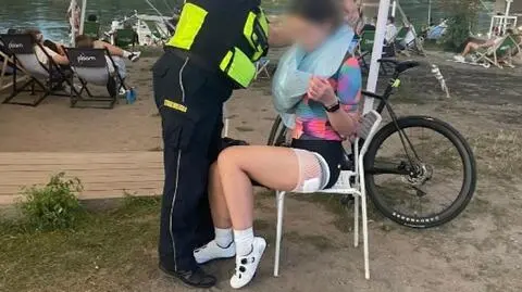 Rowerzystki zderzyły się na bulwarach