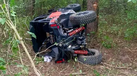 Pojazdem typu "buggy" podróżowały cztery osoby