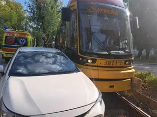 Zderzenie z tramwajem na Kaliskiego