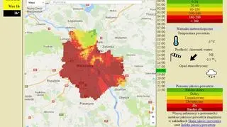 Prognoza na godz. 18.00