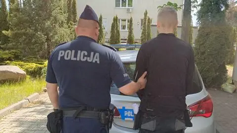 Kierowcę zatrzymała policja