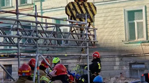 Wypadek na budowie przy ulicy Siennej 