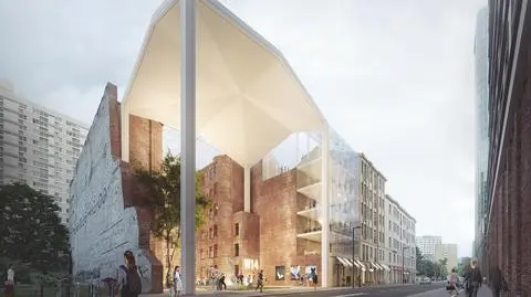 Projekt zadaszenia kamienicy przy Waliców 14