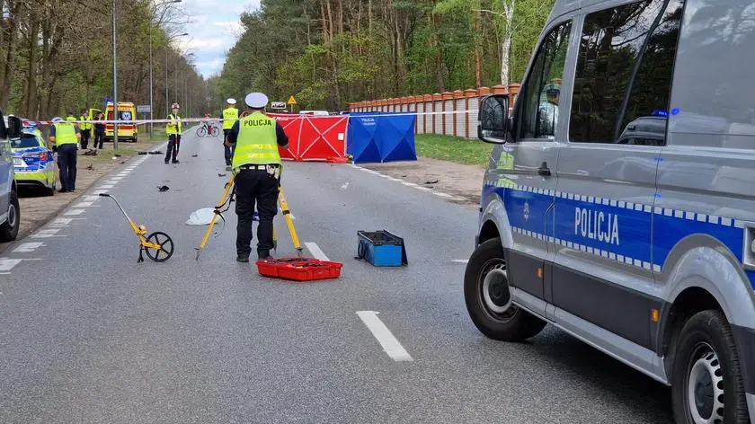 Zmarł motocyklista, który potrącił parę przy cmentarzu