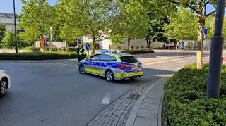 Policja zamyka dojazdy od strony Powiśla 