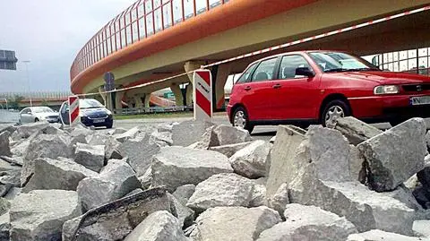 Drogowcy wrócili na węzeł Marsa