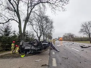 Wypadek w miejscowości Kożuszki-Parcel