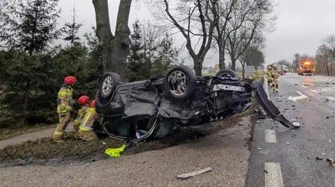 Wypadek w miejscowości Kożuszki-Parcel
