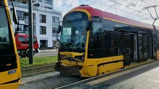 Zderzenie tramwajów w Wilanowie