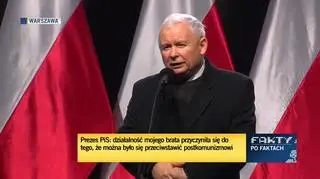 Prezes PiS o pomnikach i muzeum dla byłego prezydenta