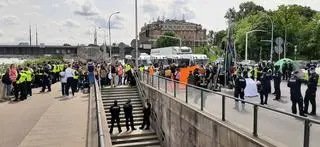 Protest ekologów w Warszawie