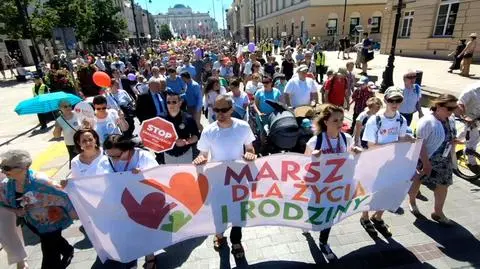 Przeszedł Marsz dla Życia i Rodziny. "Nie pozwól na demoralizującą seksedukację"