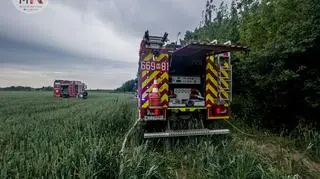 Pożar, do którego wyjeżdżali strażacy 